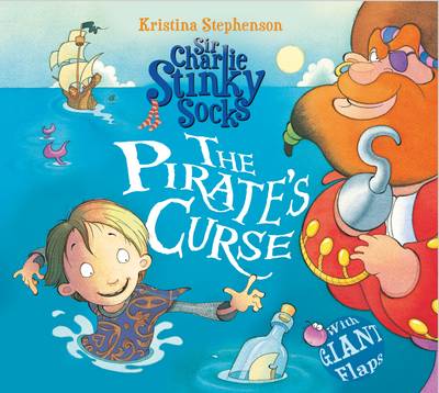 Book cover for Sir Charlie Stinky Socks the Pirate's Curse
