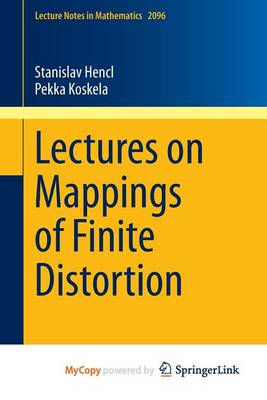 Cover of Lectures on Mappings of Finite Distortion