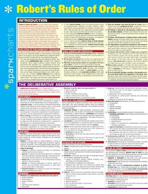 Book cover for Robert's Rules of Order SparkCharts