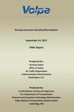 Cover of Runway Incursion Severity Risk Analysis