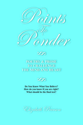 Cover of Points to Ponder