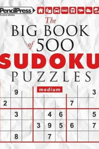 Cover of The Big Book of 500 Sudoku Puzzles Expert (with answers)