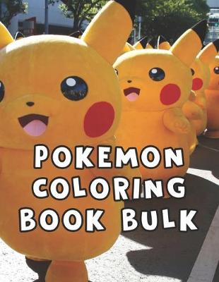 Book cover for Pokemon Coloring Book Bulk