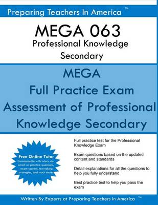 Book cover for MEGA 063 Professional Knowledge Secondary