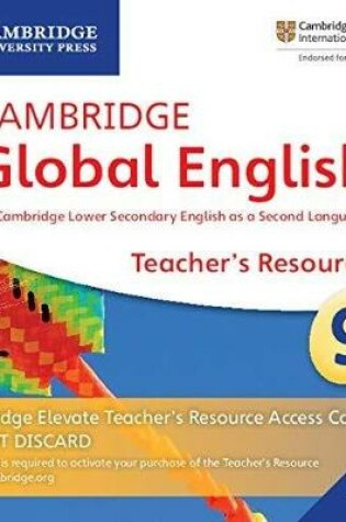 Cover of Cambridge Global English Stage 9 Cambridge Elevate Teacher's Resource Access Card