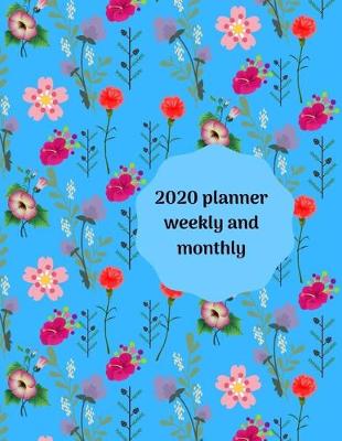 Book cover for 2020 planner weekly and monthly