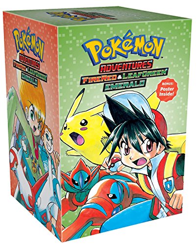Book cover for Pokémon Adventures FireRed & LeafGreen / Emerald Box Set