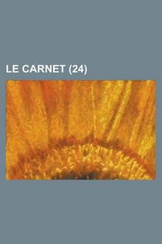 Cover of Le Carnet (24)