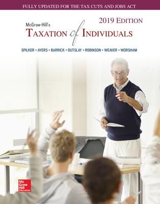 Book cover for McGraw-Hill's Taxation of Individuals 2019 Edition