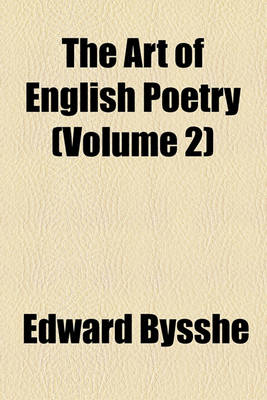 Book cover for The Art of English Poetry (Volume 2)