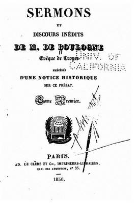 Book cover for Sermons et Discours Inedits de M. de Boulogne