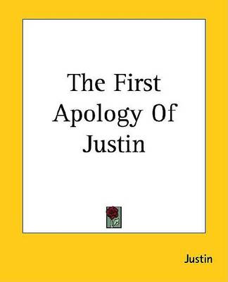 Book cover for The First Apology of Justin