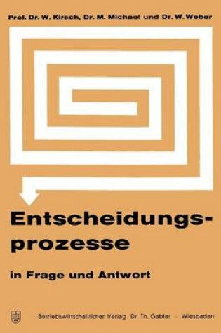 Cover of Entscheidungsprozesse in Frage und Antwort