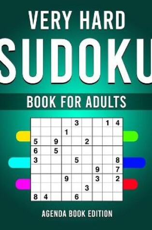 Cover of Very Hard Sudoku Book for Adults