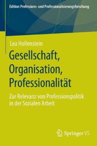 Cover of Gesellschaft, Organisation, Professionalität