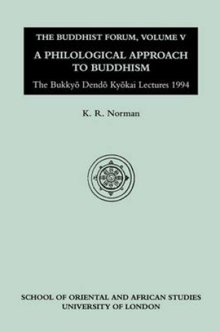 Cover of Buddhist Forum Volume V