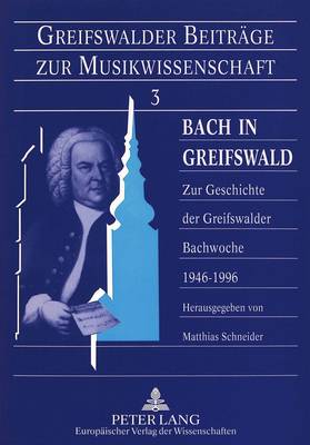 Cover of Bach in Greifswald