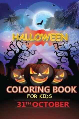 Cover of Halloween Coloring Book for Kids