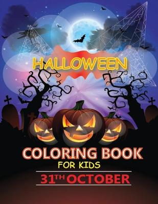 Book cover for Halloween Coloring Book for Kids