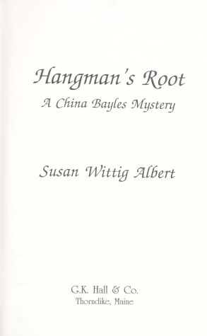 Book cover for Hangman's Root