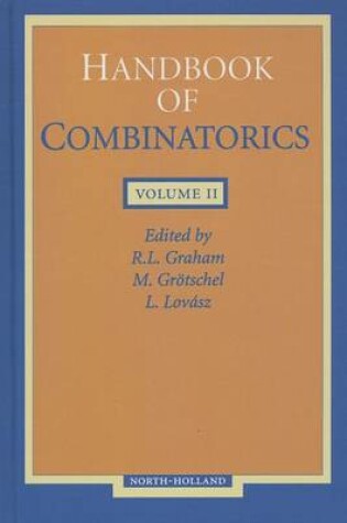 Cover of Handbook of Combinatorics Volume 2