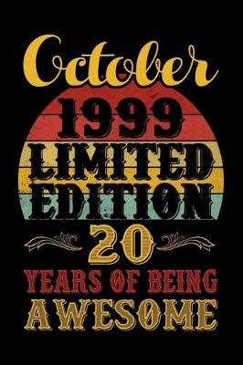 Book cover for October 1999 Limited Edition 20 Years Of Being Awesome
