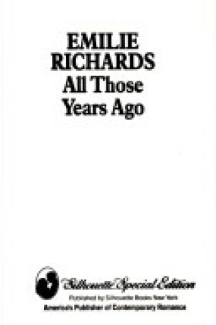 Cover of All Those Years Ago