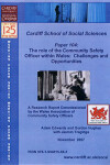 Book cover for The Role of the Community Safety Office in Wales