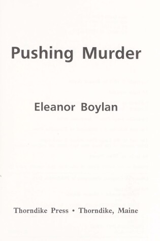 Cover of Pushing Murder