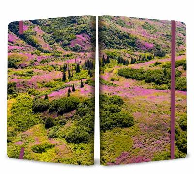 Book cover for  Purple Fireweed Softcover Notebook