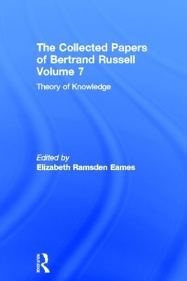 Cover of The Collected Papers of Bertrand Russell, Volume 7