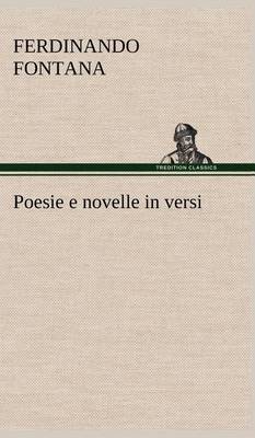 Book cover for Poesie e novelle in versi