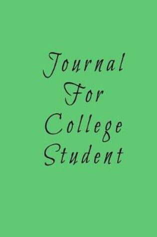 Cover of Journal For College Student