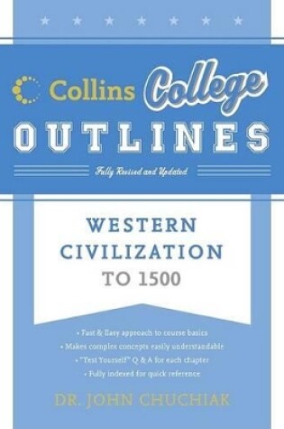 Cover of Western Civilization to 1500