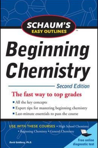 Cover of Schaum's Easy Outline of Beginning Chemistry, Second Edition