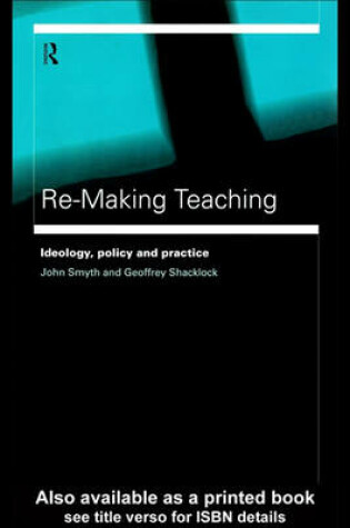 Cover of Re-Making Teaching