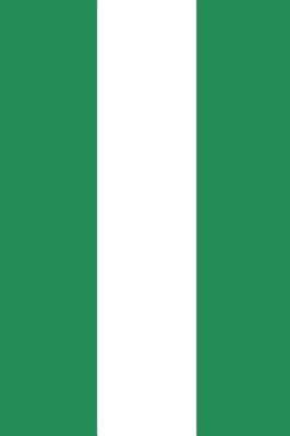 Book cover for Nigeria Flag Notebook - Nigerian Flag Book - Nigeria Travel Journal