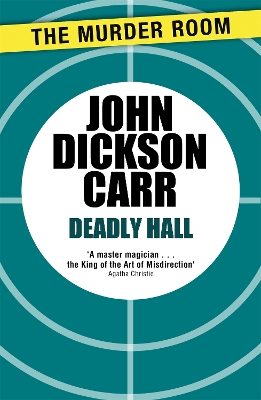 Book cover for Deadly Hall