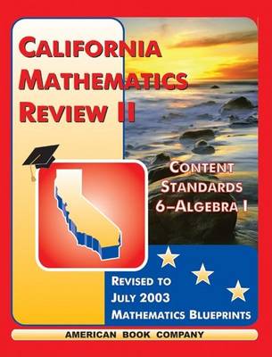 Book cover for California Mathematics Review II