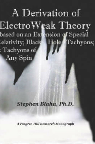 Cover of A Derivation of ElectroWeak Theory Based on an Extension of Special Relativity; Black Hole Tachyons; & Tachyons of Any Spin