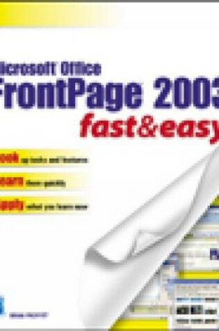 Cover of Microsoft Office FrontPage 2003