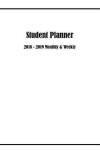 Book cover for Student Planner 2018-2019