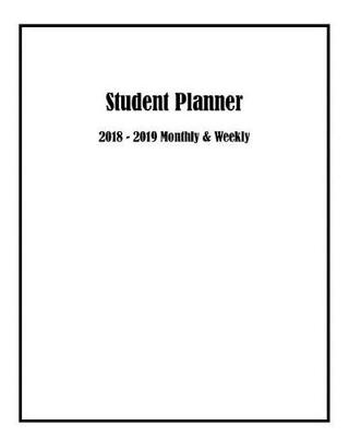 Book cover for Student Planner 2018-2019