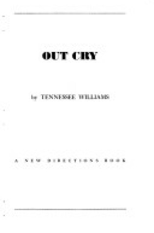 Cover of Out Cry