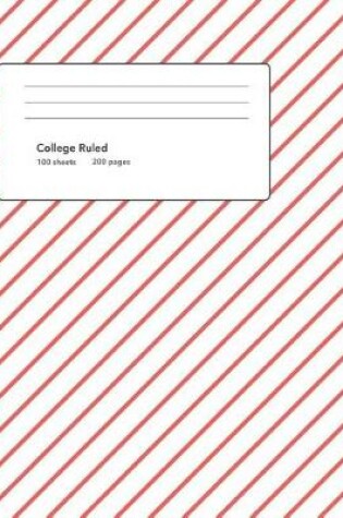 Cover of Lines Composition book with College Ruled Paper 200 pages