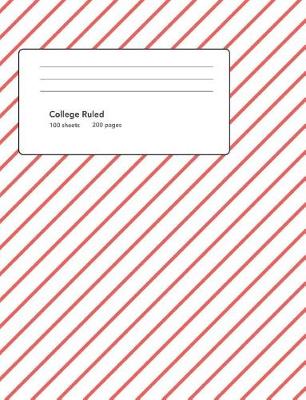 Book cover for Lines Composition book with College Ruled Paper 200 pages
