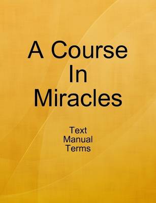 Book cover for A Course In Miracles