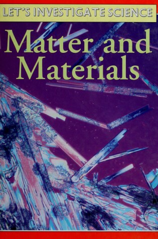 Cover of Matter and Materials