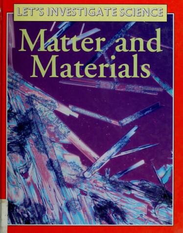 Book cover for Matter and Materials
