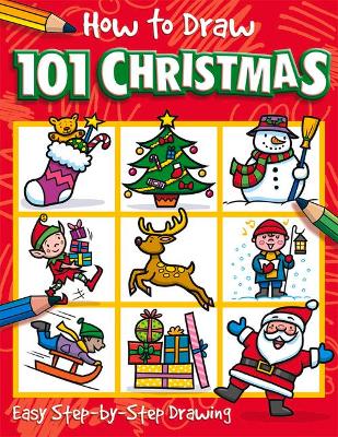 Book cover for How to Draw 101 Christmas